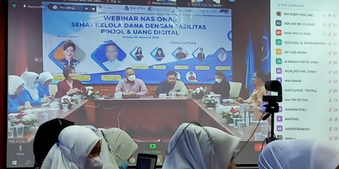 IKWI Gelar Webinar Sehat Kelola Dana dengan Fasilitas Pinjol dan Uang Digital
