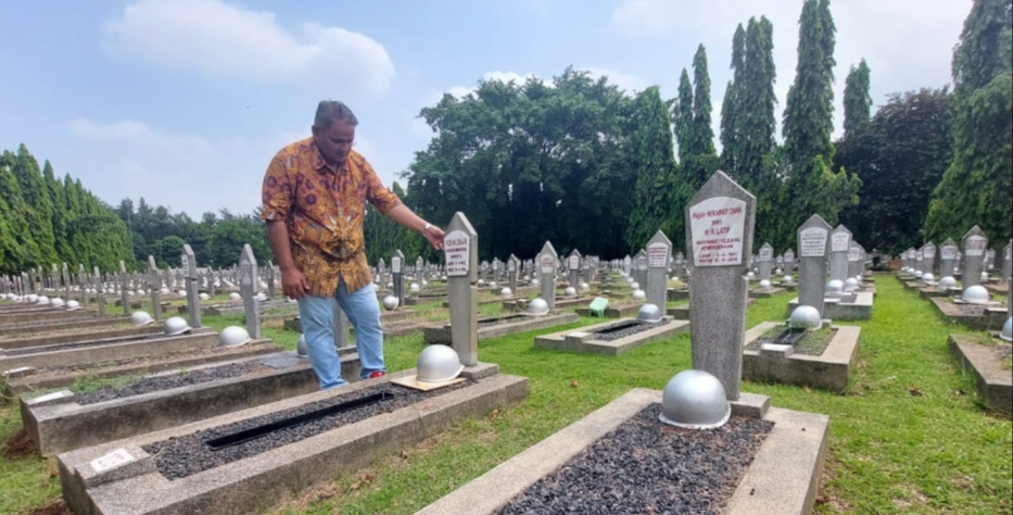 Ketum JMSI Ziarahi Tokoh Pers Saksi Proklamasi