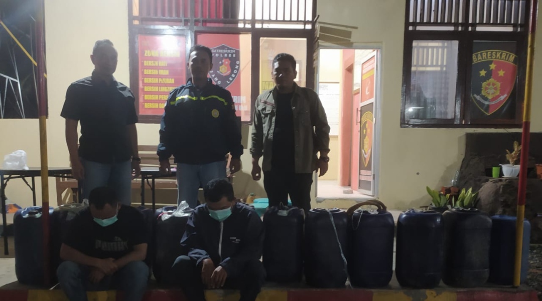 Polres Rejang Lebong Amankan Dua Pengunjal BBM Subsidi
