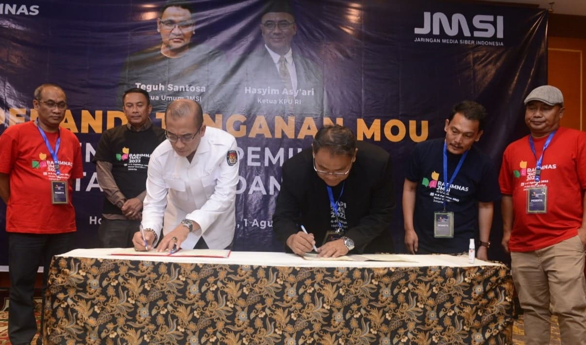 JMSI dan KPU RI Tandatangani Nota Kesepahaman