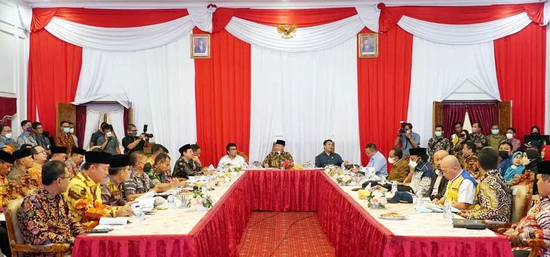 Rakor Penanganan Banjir, Gubernur Rohidin Sampaikan Aspirasi ke Komisi V