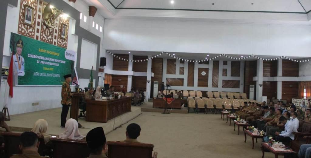 Pemprov Bengkulu Gelar Rakor Sinergi Pembangunan Hutan