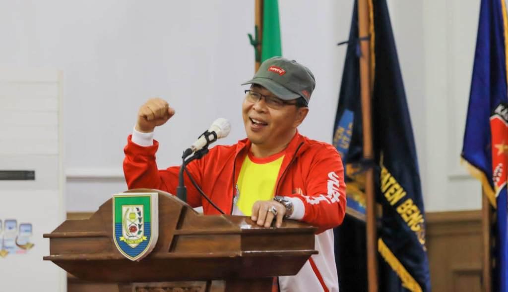 Kadispora Atisar Lepas Kontingen Bengkulu ke Ajang FORNAS IV Palembang