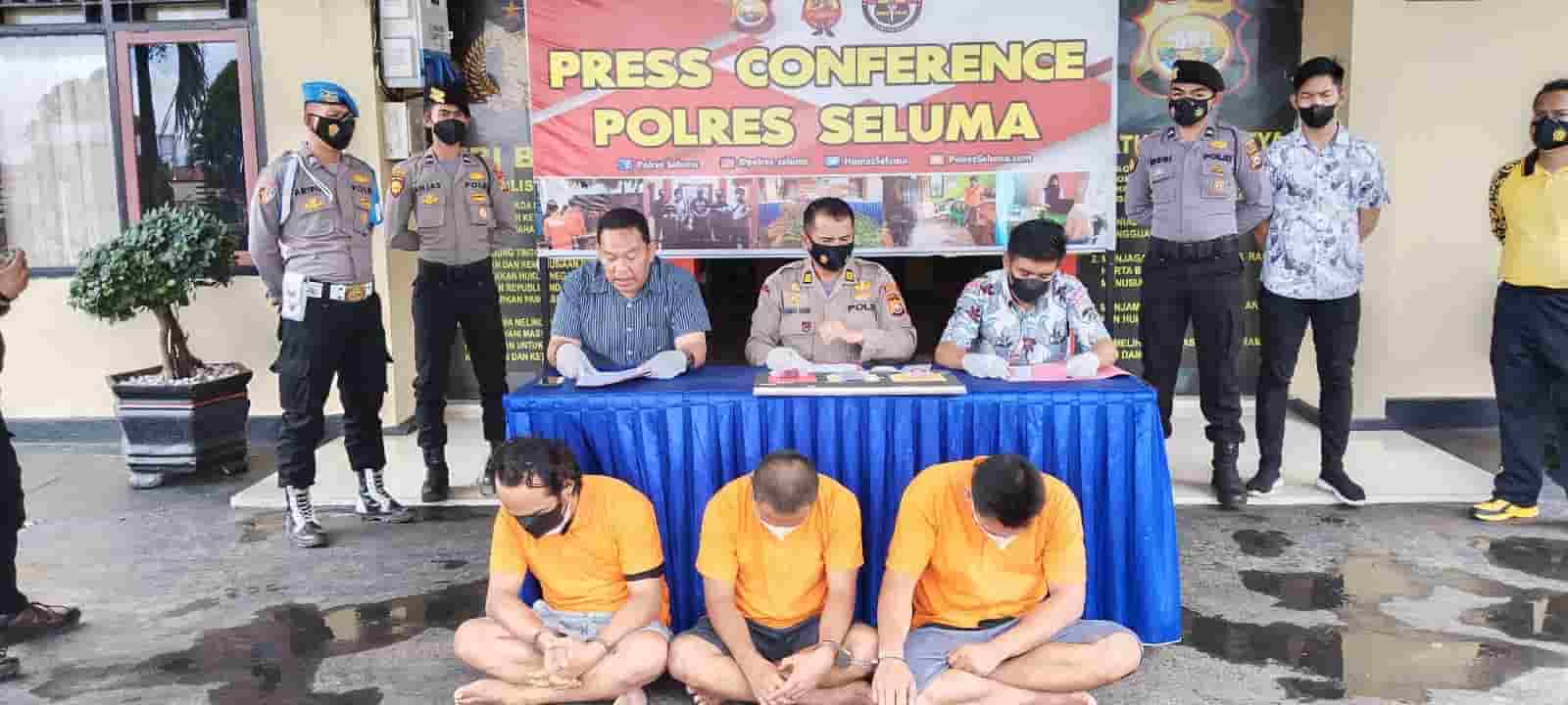 Polres Seluma Ringkus Warga Jakarta Pengedar Sabu