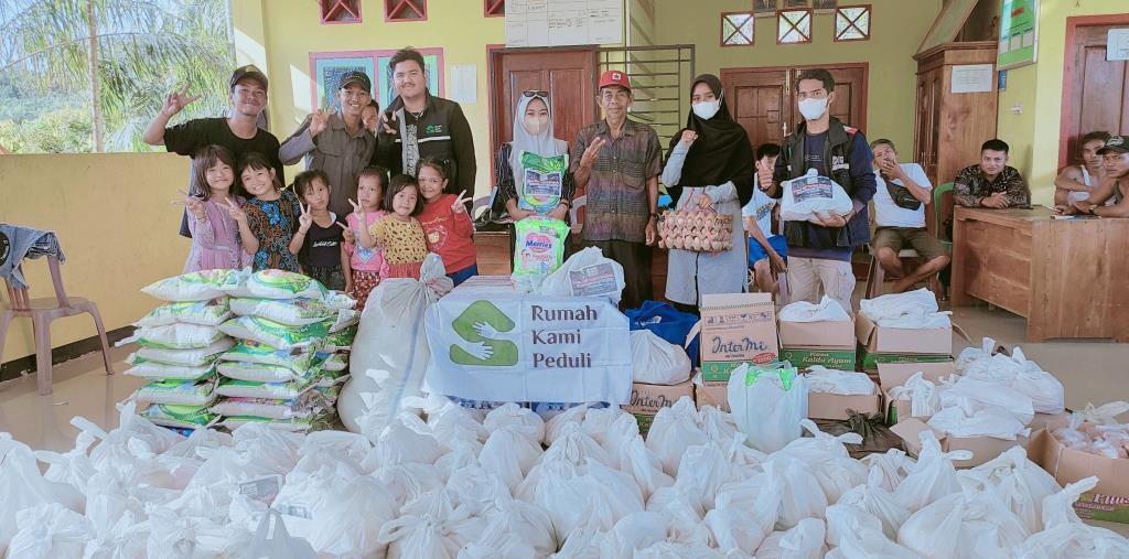 RKP Bengkulu Salurkan Bantuan ke Korban Banjir Desa Genting
