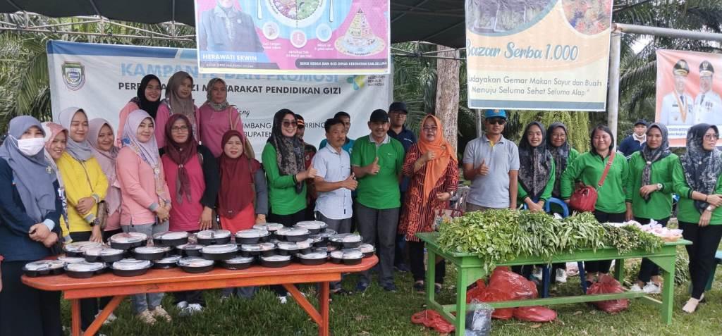 Dinkes Seluma Buka Gerai Sayur dan Buah Serba Seribu Kampanyekan Cegah Stunting