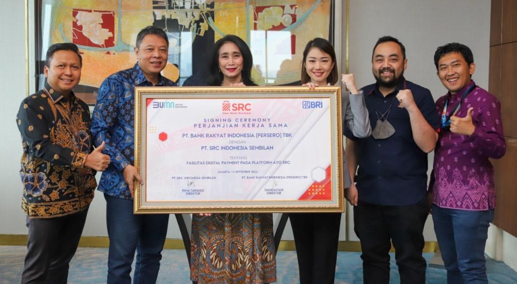 Bangun Digital Payment Ekosistem UMKM, BRI Jalin Kerjasama dengan AYO SRC