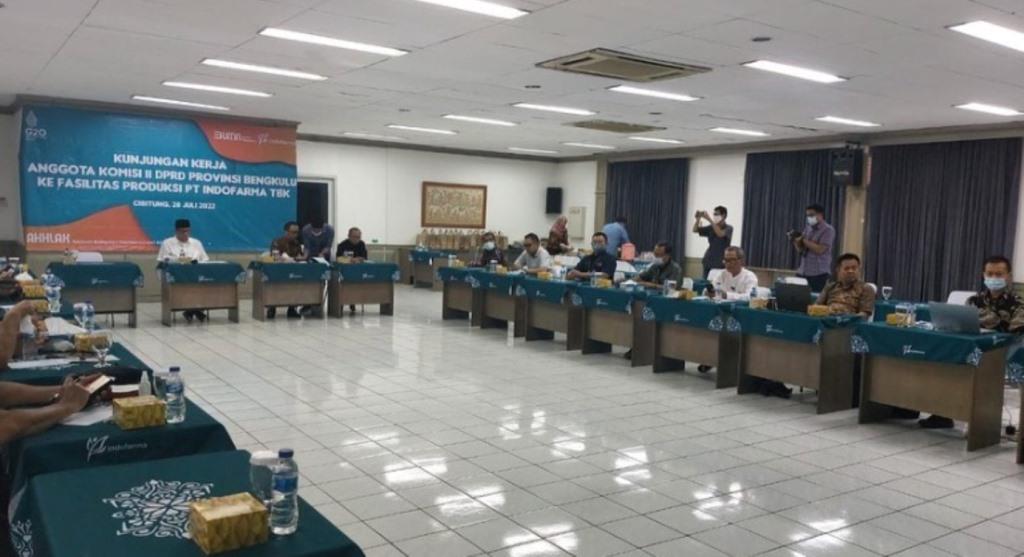 Komisi II Ajak PT Bengkulu Mandiri Kunker ke Indofarma
