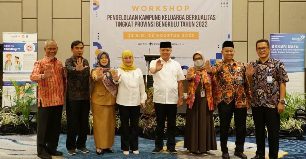Gubernur Buka Workshop Pengelolaan Kampung Keluarga Berkualitas