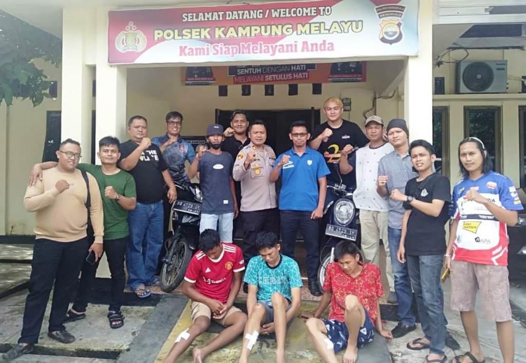 Tim Gabungan Bekuk Tiga Pelaku Curanmor