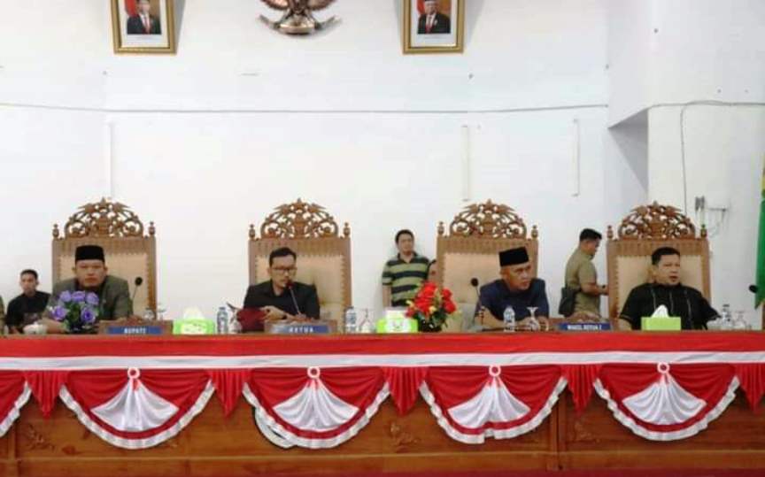DPRD Seluma Gelar Paripurna Nota Penjelasan RAPBD Perubahan 2022