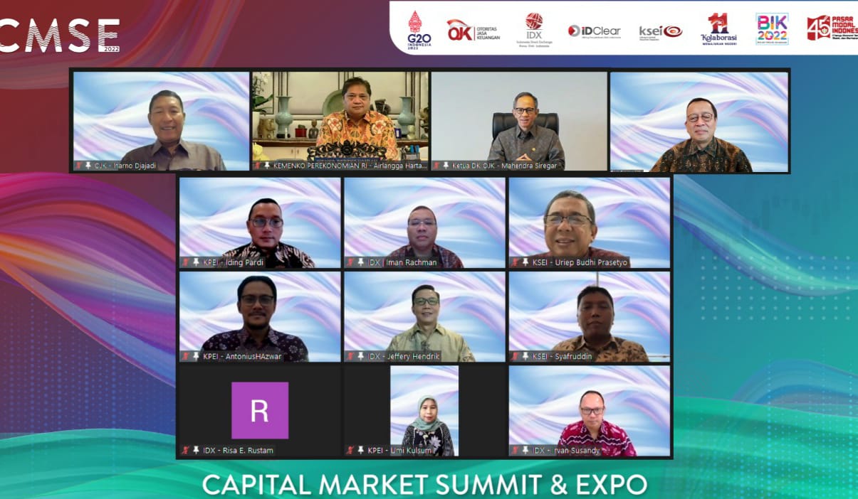 CMSE 2022 Torehkan Pencapaian Baru dan Tumbuhkan Optimisme Pelaku Pasar Modal
