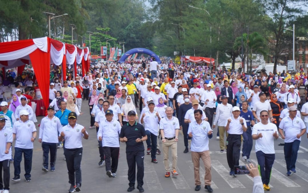 Dilaunching, Kegiatan Car Free Day Rafflesia Diikuti Antusias Masyarakat