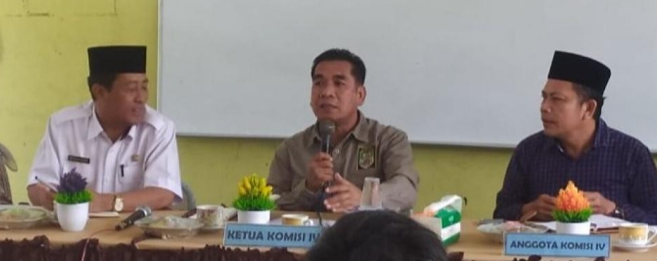 Komisi IV Bersama Dikbud Evaluasi PPDB di SMAN 3 Kepahiang