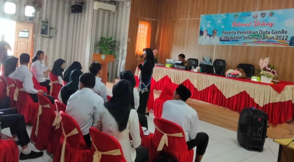 Puluhan Pelajar Seluma Ikut Seleksi Duta GenRe