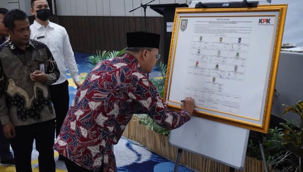 Pemprov Bengkulu MoU dengan KPK Tertibkan Perizinan Tambang