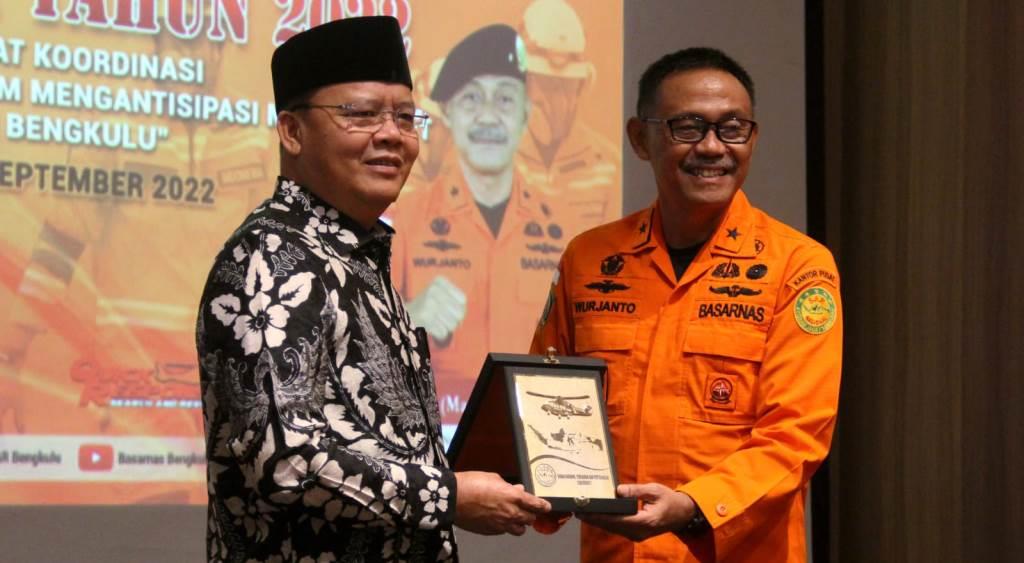 Gubernur Ajak Basarnas Bangun Sinergitas Atasi Bencana Banjir Bengkulu
