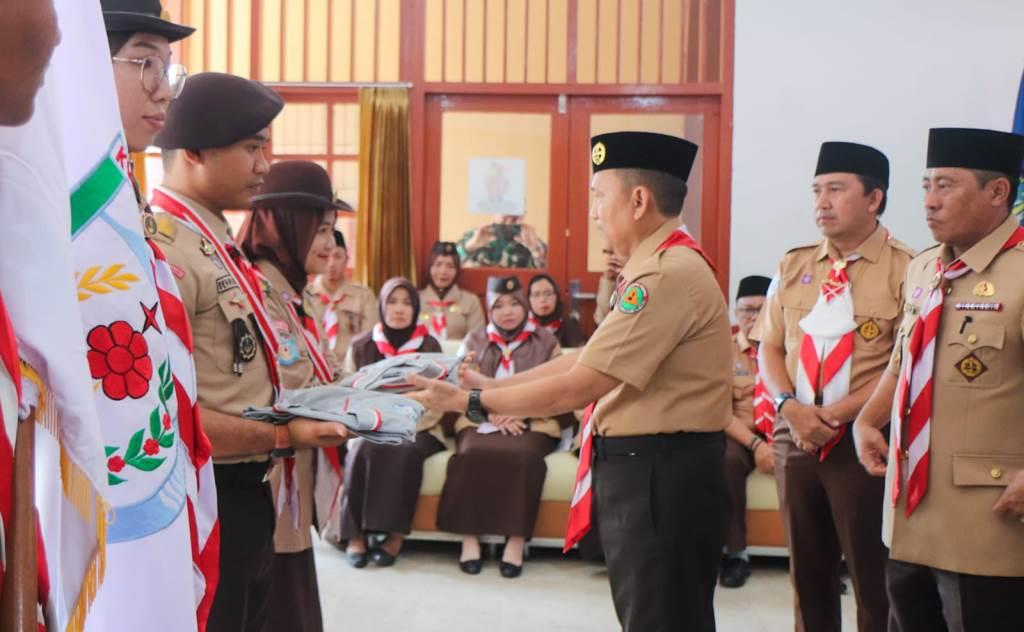 Sekdaprov Lepas Kontingen Pramuka Bengkulu Ikuti Peran Saka 2022