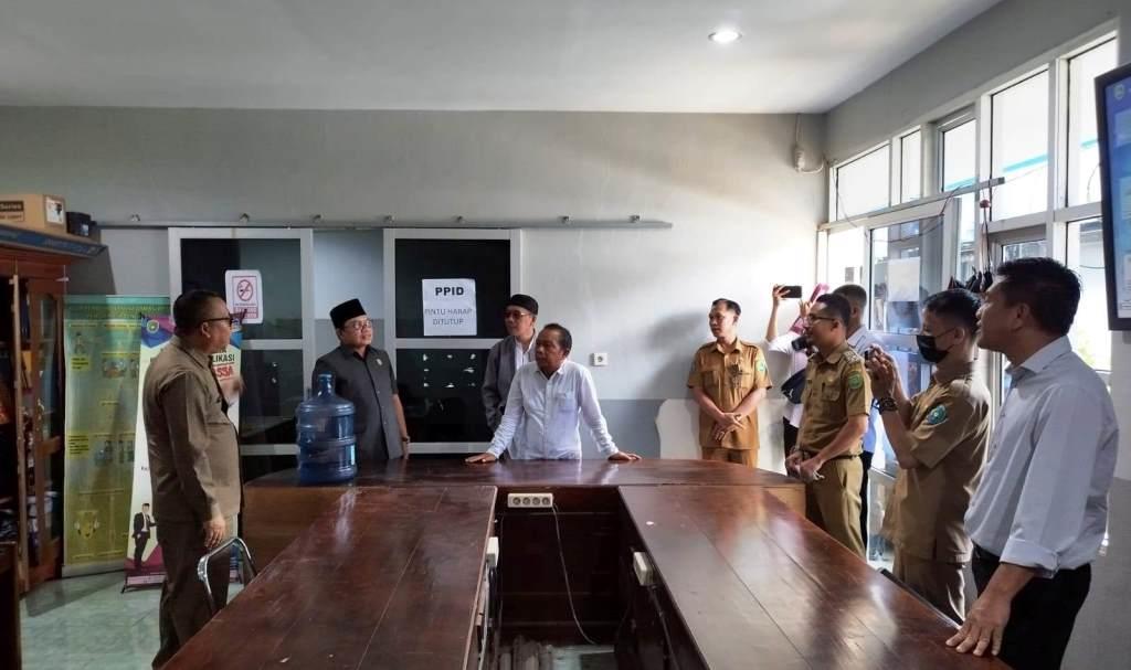 Sidak Dinas Kominfosan, Komisi I DPRD Kota Bengkulu Tinjau Sarana Prasarana
