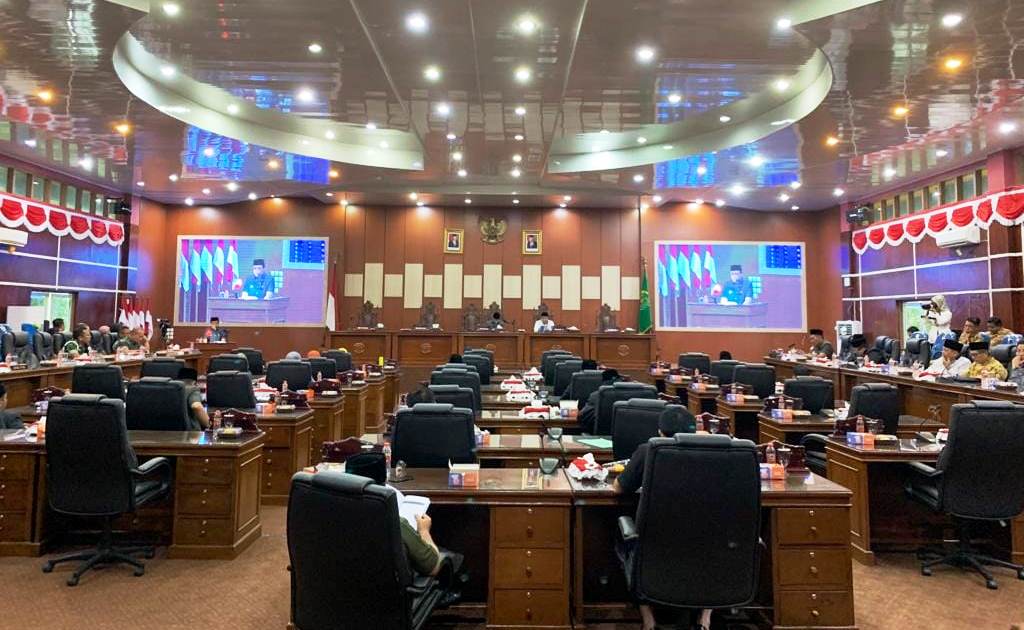 DPRD Kota Bengkulu Gelar Paripurna Penyampaian Nota Keuangan Walikota
