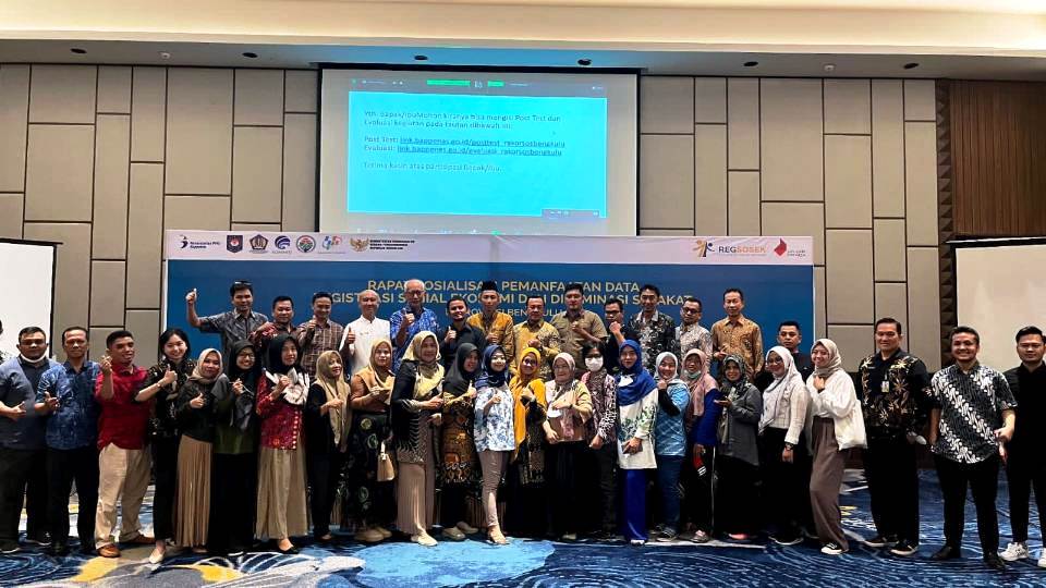 DPMD Provinsi Bengkulu Hadiri Sosialisasi Pemanfaatan Data Regsosek 2022