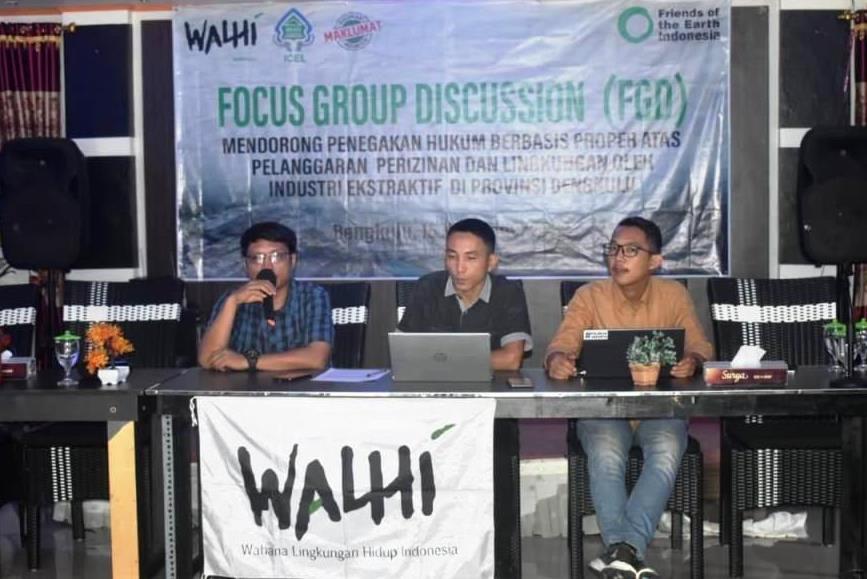 WALHI Bengkulu Dorong Penegakan Hukum Tiga Perusahaan