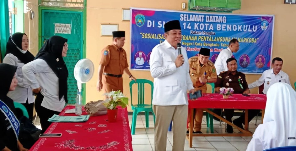DPRD Kota Bengkulu Dukung Sosialisasi Pencegahan Narkoba Tingkat Pelajar
