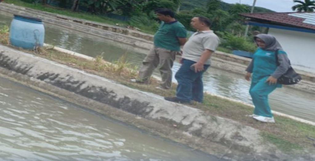 Kadis DKP Provinsi Bengkulu Tinjau BBI Suku Tiga Nasal Kabupaten Kaur