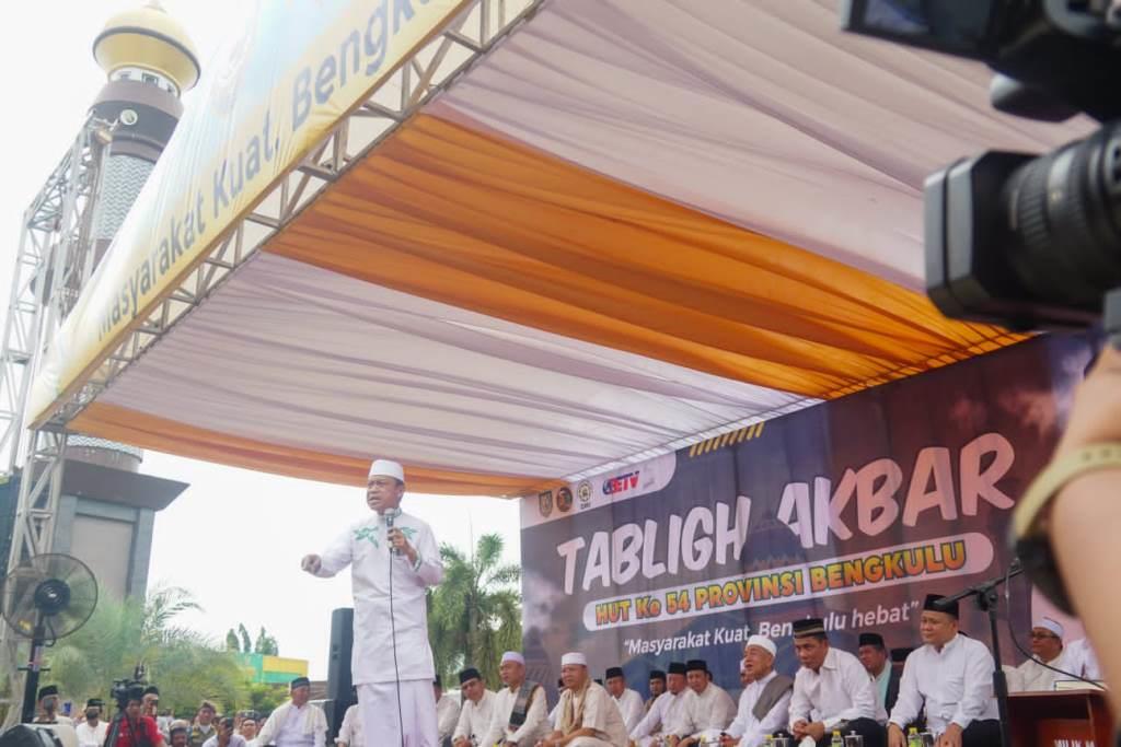 Tabligh Akbar HUT ke 54 Bengkulu Diisi Ceramah Ustadz Das’ad Latif