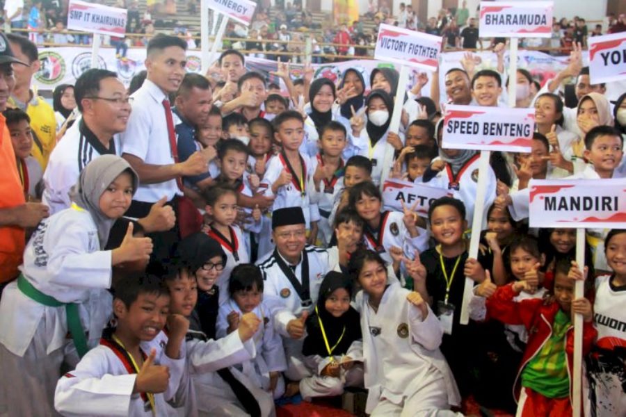 Kadispora Bengkulu Hadiri Pembukaan Kejuaraan Taekwondo Regional Sumatera