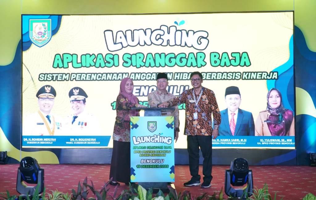 Tingkatkan Kinerja Birokrasi, Pemprov Bengkulu Luncurkan Aplikasi Siranggar Baja