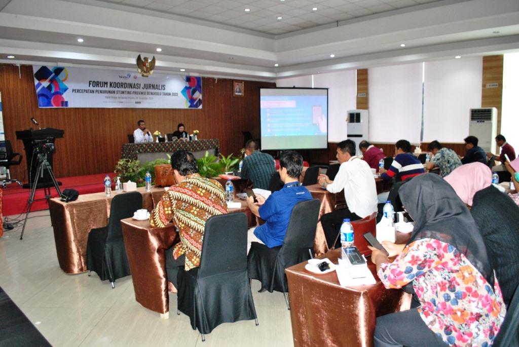 BKKBN Bengkulu Gandeng Jurnalis Tangani Stunting