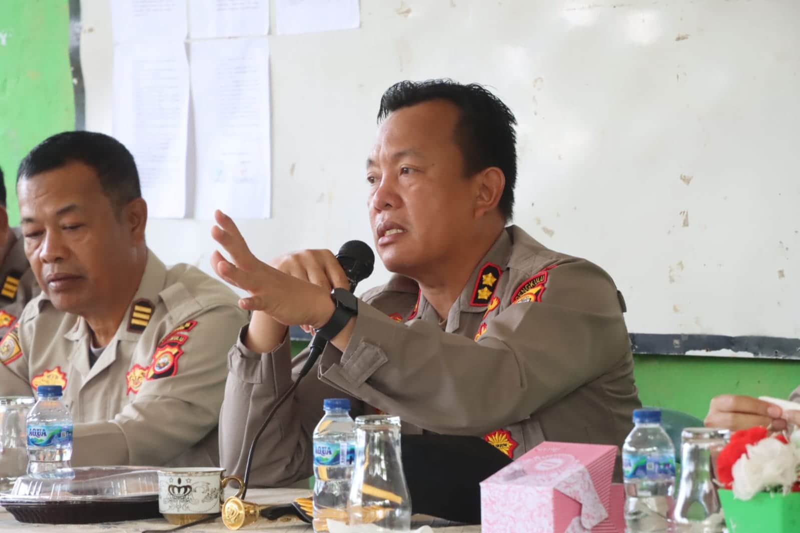 Polres Lebong Gelar Jumat Curhat Serap Aspirasi Warga Desa Sukau Kayo