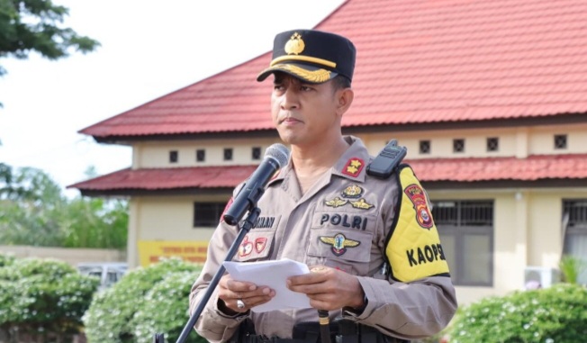 Pimpin Upacara HUT Satpam, Kapolres Kaur Tekanan Sinergisitas