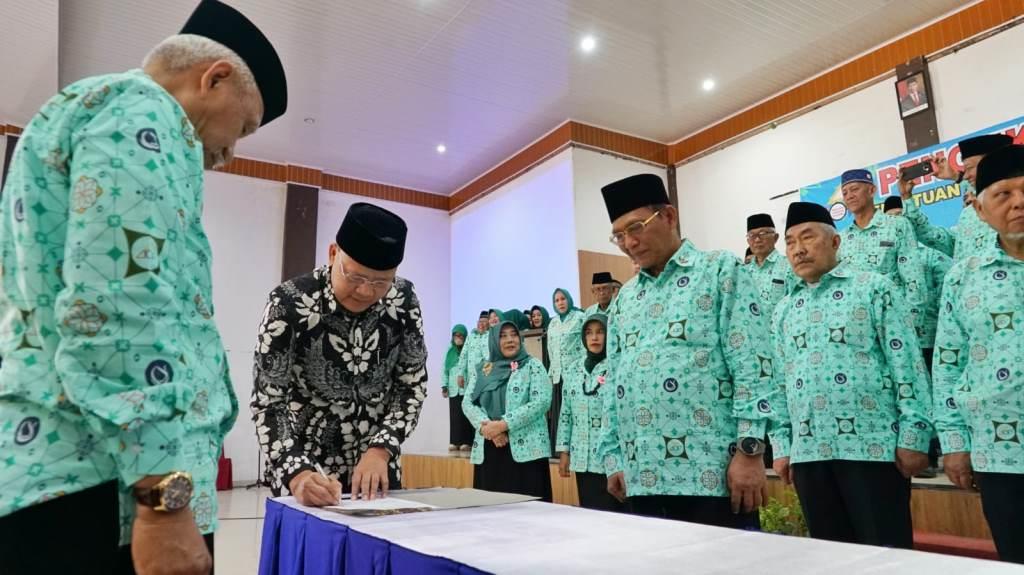 Pengurus Persatuan Pensiunan Indonesia Bengkulu Dikukuhkan