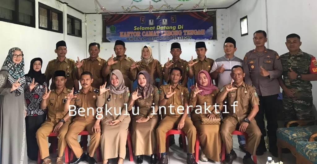 Dipimpin Camat, 7 Pjs Kades di Kecamatan Lebong Tengah Gelar Sertijab