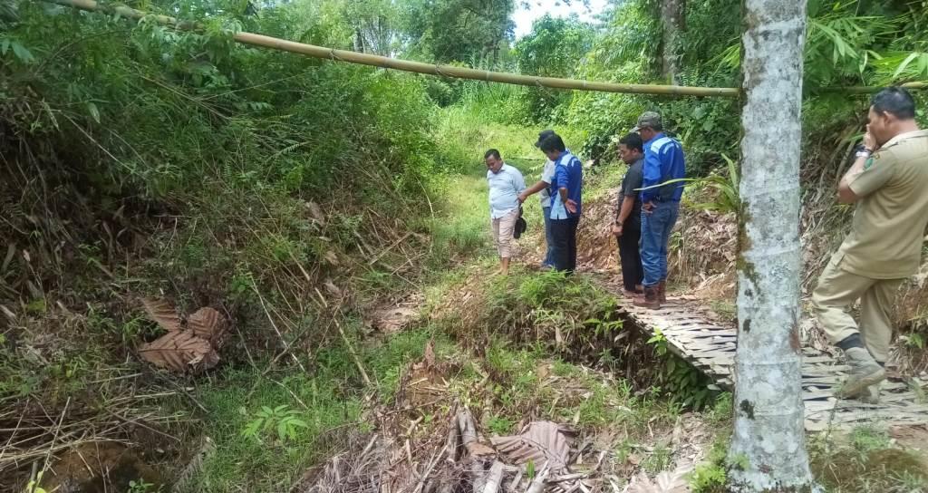 PUPR-P dan Ketua DPRD Lebong Tinjau Irigasi Uram Kiri