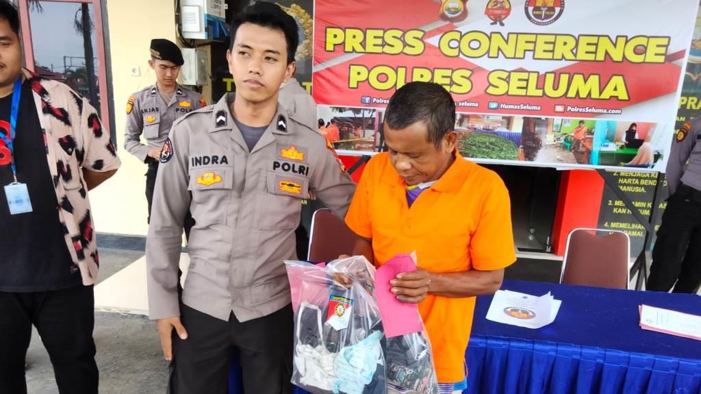 Pria Pencabul Anak Tiri di Seluma Ternyata Baru 4 Bulan Nikahi Ibunya