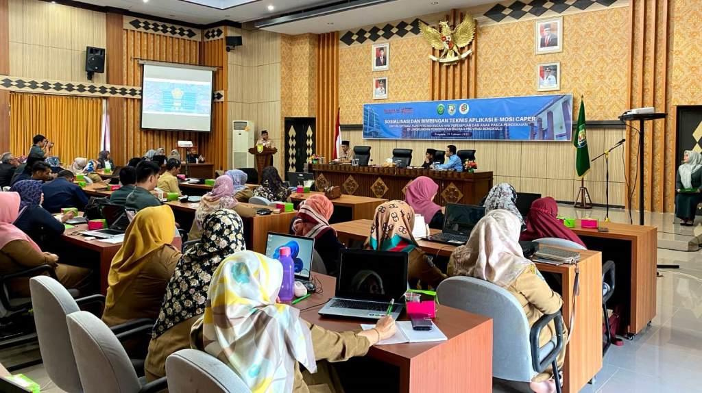 Pasca Diluncurkan, Aplikasi E-Mosi Caper Mulai Gencar Disosialisasikan