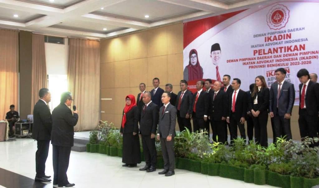Pengurus IKADIN Bengkulu Dilantik, Muspani Terpilih Jadi Ketua DPD