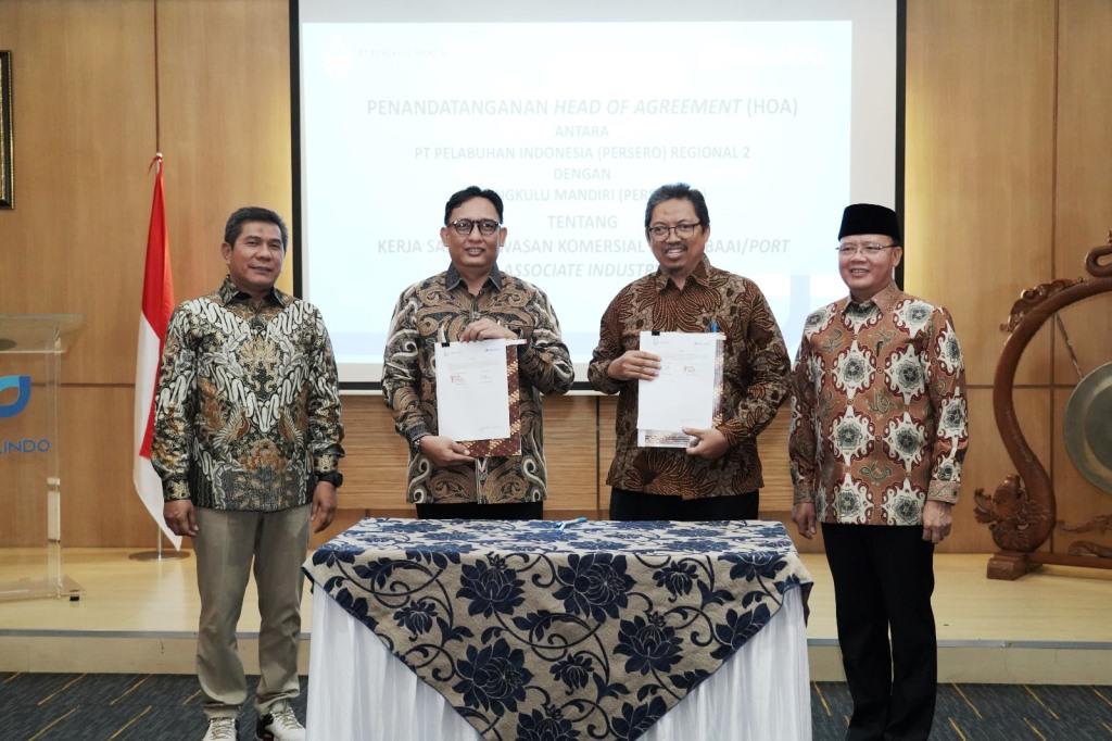 Pelindo dan PT Bengkulu Mandiri Jalin Kerja Sama Kembangkan Pelabuhan Pulau Baai
