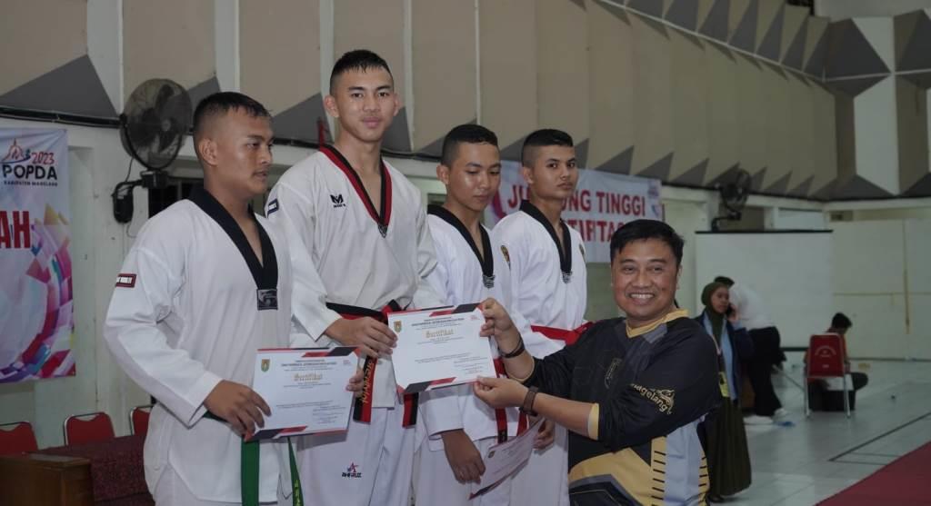 Atlet Taekwondo Bengkulu Borong Medali Popda Magelang