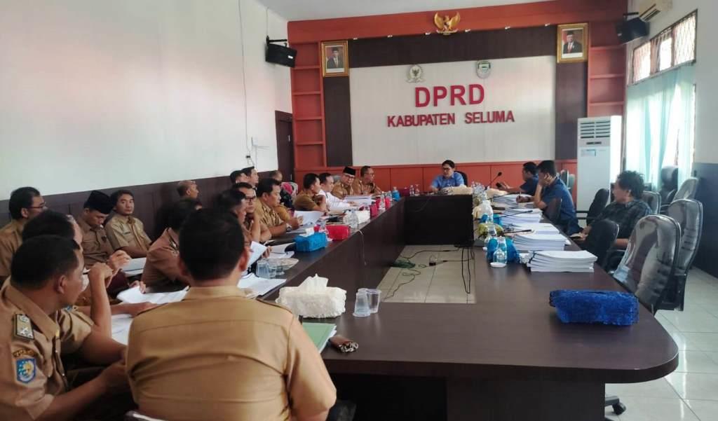 DPRD Seluma dan Pemkab Gelar Rapat Perdana, Bahas Enam Raperda