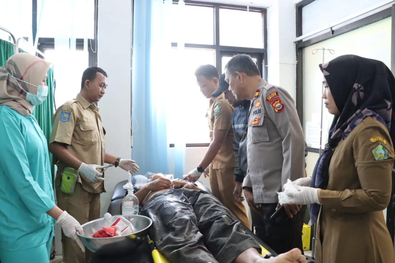 Warga Curup Tewas Bersimbah Darah di Pasar Muara Aman