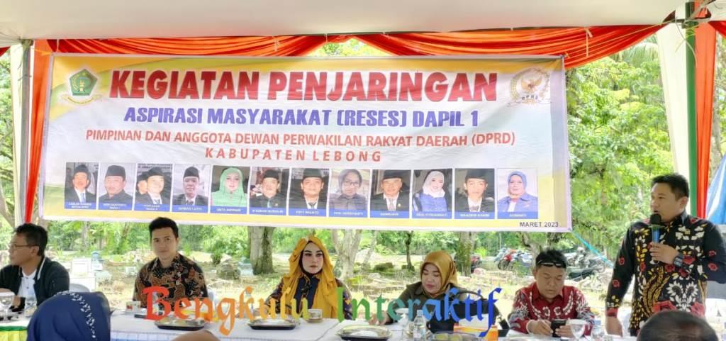 Reses ke Daerah Pemilihan I, Anggota DPRD Lebong Jaring dan Tampung Aspirasi Warga