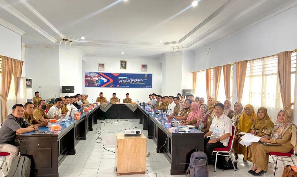 Gelar Bimtek, Diskominfotik Provinsi Bengkulu Perkuat Peran Kehumasan