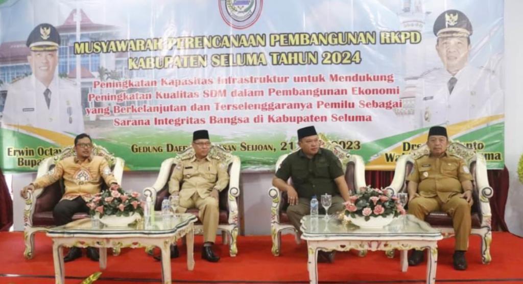 Dewan Seluma Harap Musrenbang RKPD 2024 Terencana Sesuai Permintaan Masyarakat