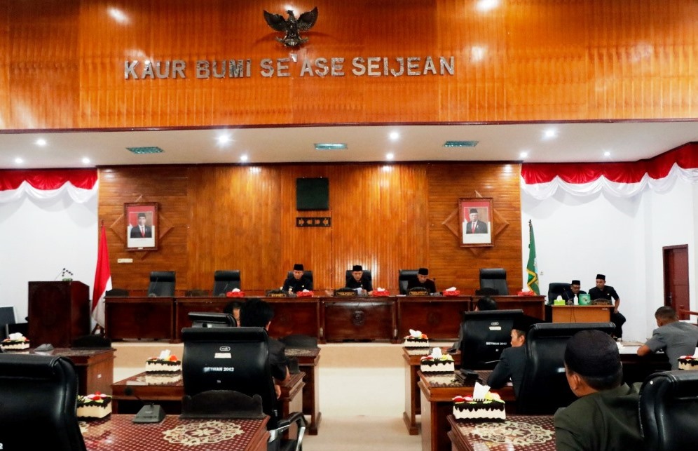 Paripurna LKPJ, Bupati Lismidianto Sampaikan Capaian Realisasi Anggaran
