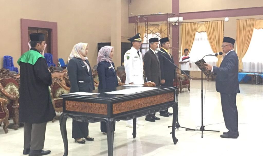 5 Pejabat Eselon III yang Baru Dilantik Diminta Dukung Visi Misi Walikota