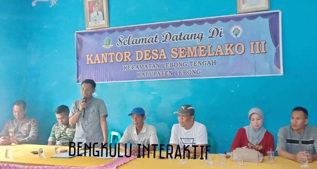 39 KPM di Desa Semelako III Dapat Bantuan Langsung Tunai Rp 900 Ribu